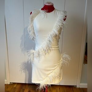 Anthropologie Hutch Pandy Feather Mini Dress